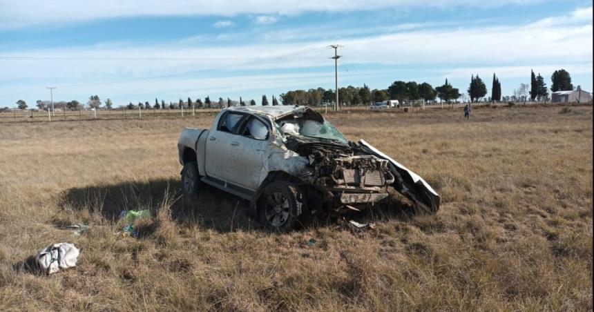 Un vecino de Chacharramendi murioacute en un vuelco en Bernasconi