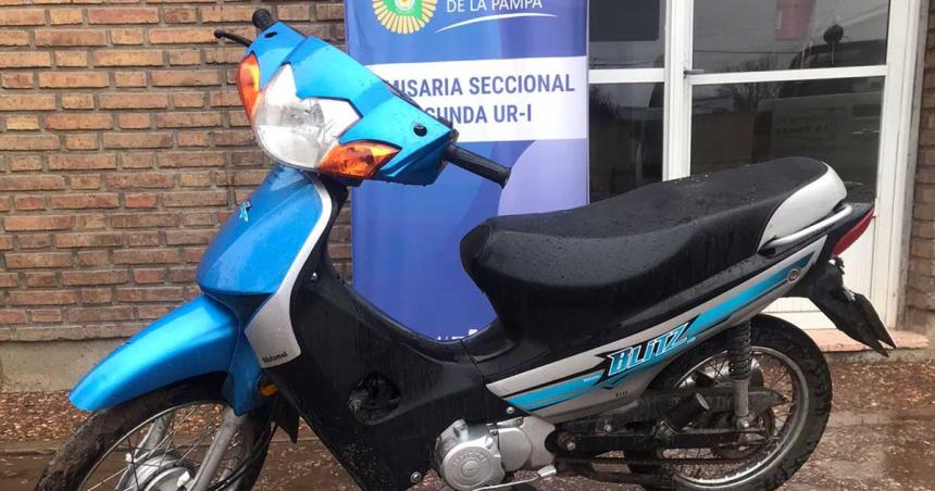 Detuvieron a un hombre involucrado en el robo de una moto