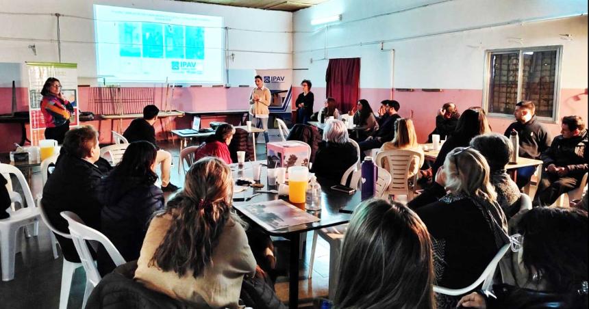 El IPAV realizoacute una reunioacuten informativa de obras en Zona Norte