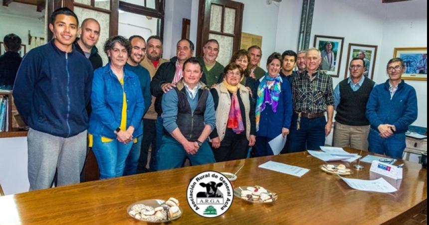 Nueva comisioacuten directiva de la Asociacioacuten rural de General Acha