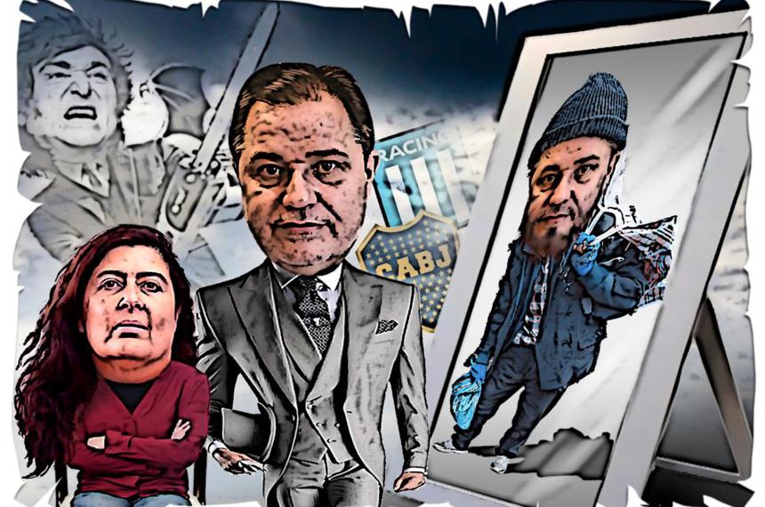 A veces sucio feo y malo a veces rubio y de ojos celestes