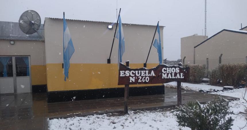 Otra nevada en el oeste pampeano