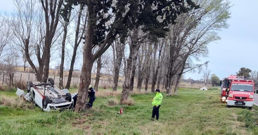 Vuelco fatal sobre la Ruta Nacional 35
