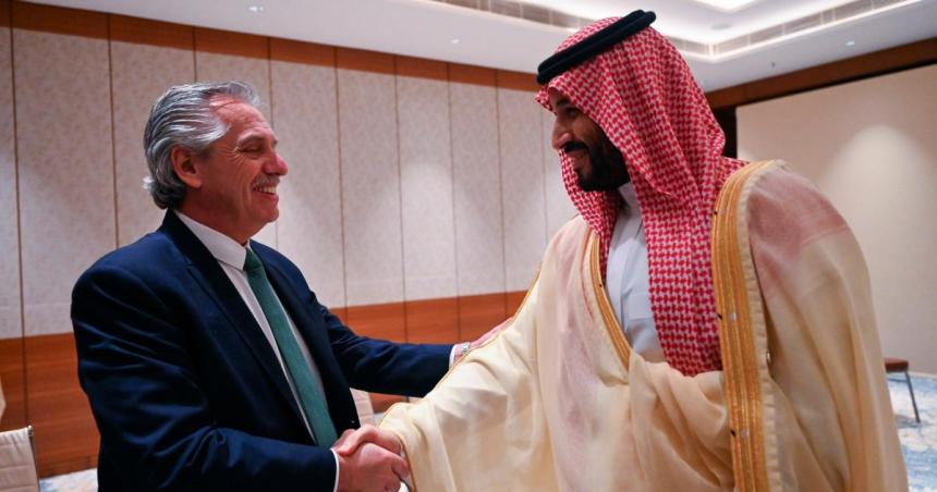 Alberto Fernaacutendez destacoacute la posibilidad de concretar acuerdos de energiacutea con Arabia Saudita