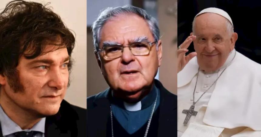 La Iglesia cruzoacute a Milei por sus ataques al Papa Francisco