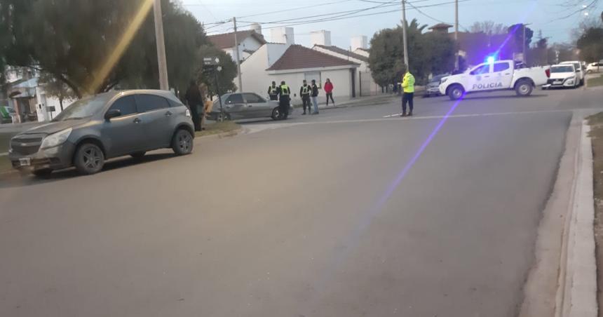 Choque en Autonomista y Luro