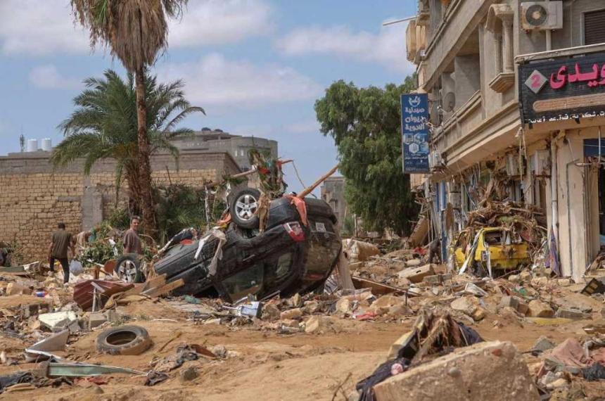 Libia- una traacutegica inundacioacuten  sobre el caos y la violencia poliacutetica 