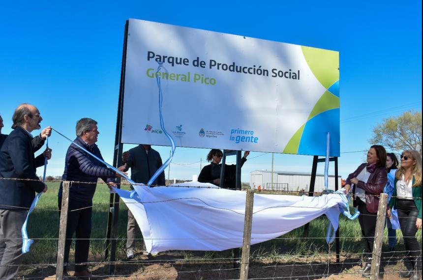 Inauguraron el Parque de Produccioacuten Social de General Pico