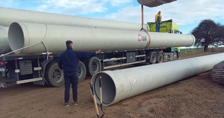 Acueducto a Pico- llegaron los primeros cantildeos para iniciar la obra