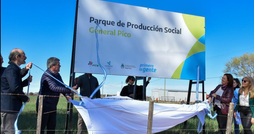 Inauguraron el Parque de Produccioacuten Social de General Pico