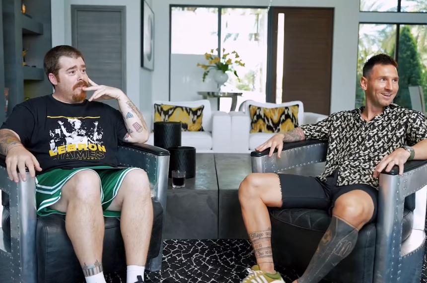 Lo que dejoacute la entrevista a Messi en Olga