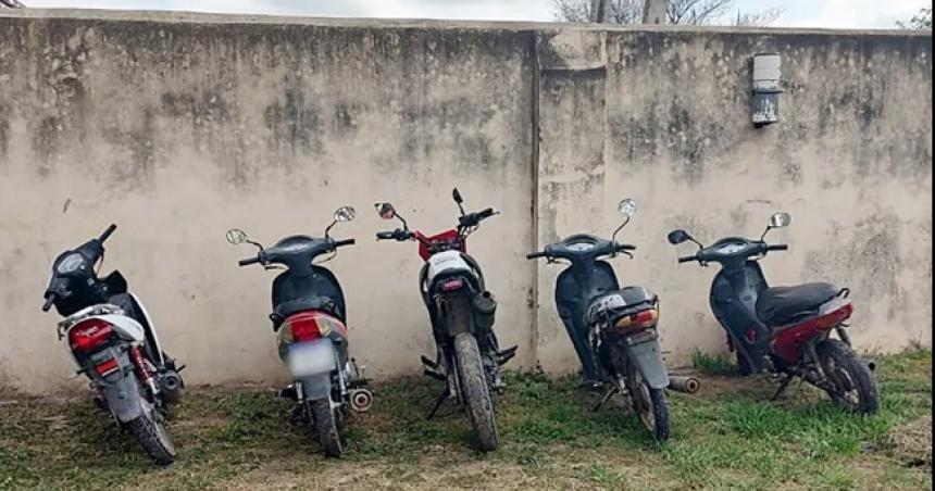 Secuestran cinco motos en Parera por falta de documentacioacuten
