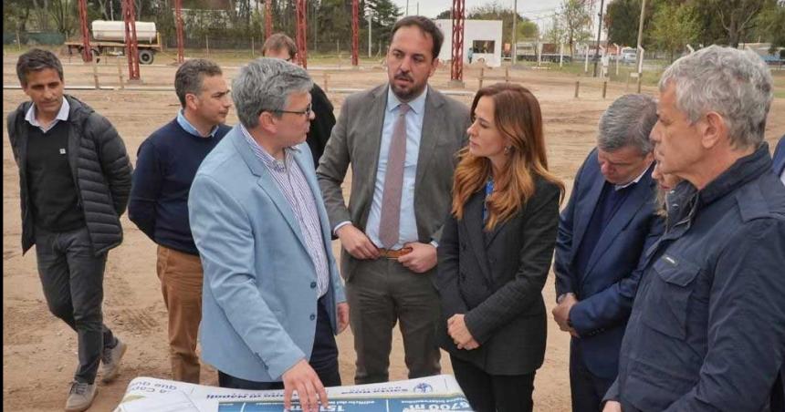 Di Naacutepoli recibioacute a Tolosa Paz en su visita a Santa Rosa