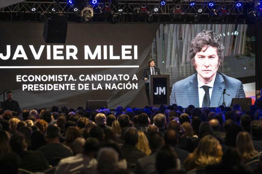 Milei encabezoacute un acto organizado con Barrionuevo en Parque Norte- Vamos a ganar en primera vuelta