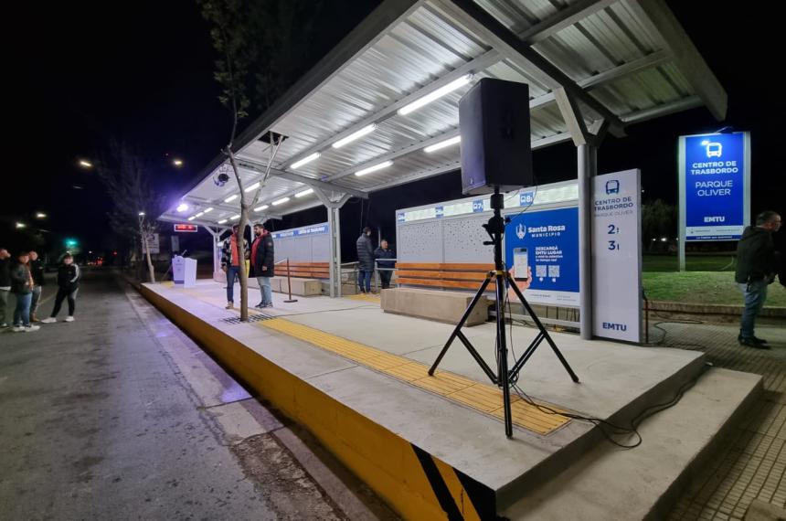 Inauguraron el centro de trasbordo del EMTU