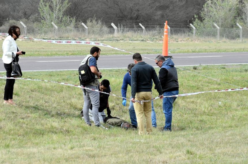 Hallan un hombre muerto en la Ruta Nacional 35