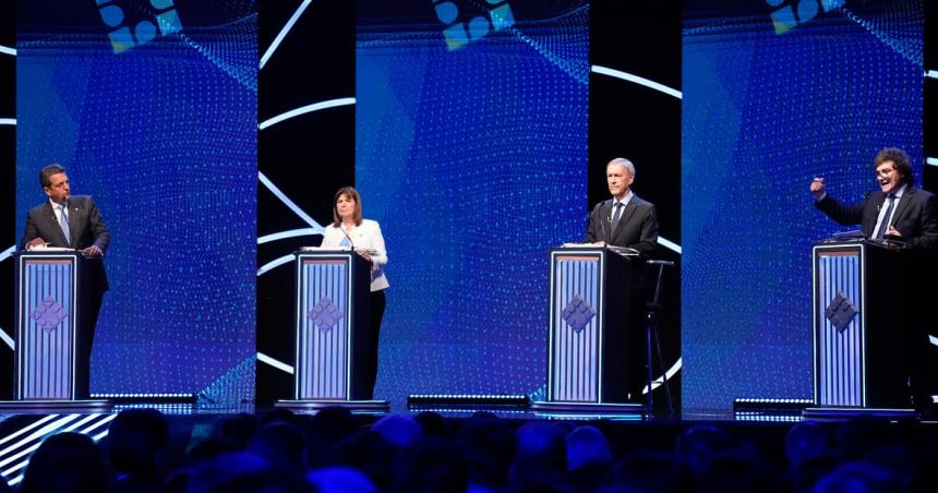 iquestQuieacuten ganoacute el primer debate presidencial Los datos de una encuesta que incluye a La Pampa