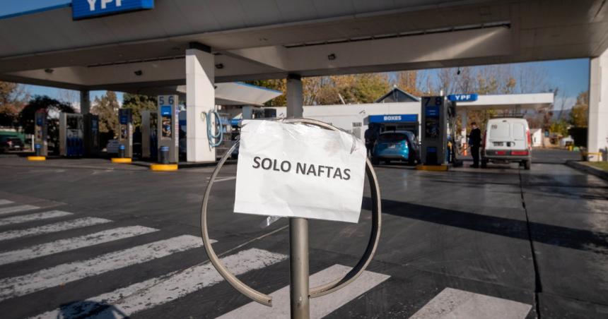 Falta combustible en la provincia