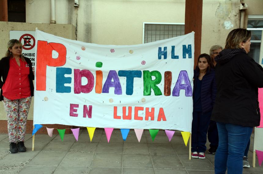 Se cumplioacute la tercera jornada de paro en Pediatriacutea del Molas