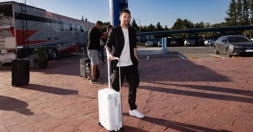 Llegoacute Messi y la Seleccioacuten argentina se entrena pensando en Paraguay