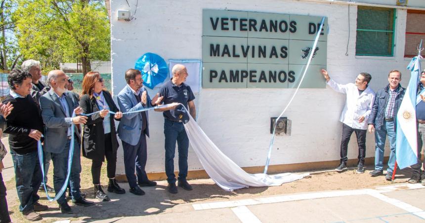 La Escuela 84 de Pico ahora se llama Veteranos de Malvinas Pampeanos