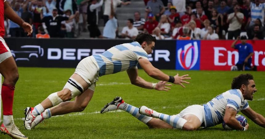 Los Pumas dieron todo ante Gales y jugaraacuten la semifinal del Mundial ante los All Blacks