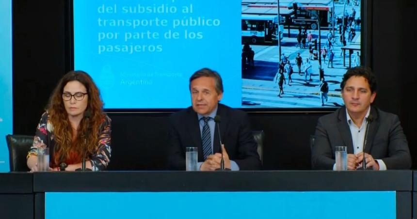 Tarifas del transporte- los pasajeros podraacuten renunciar al subsidio 