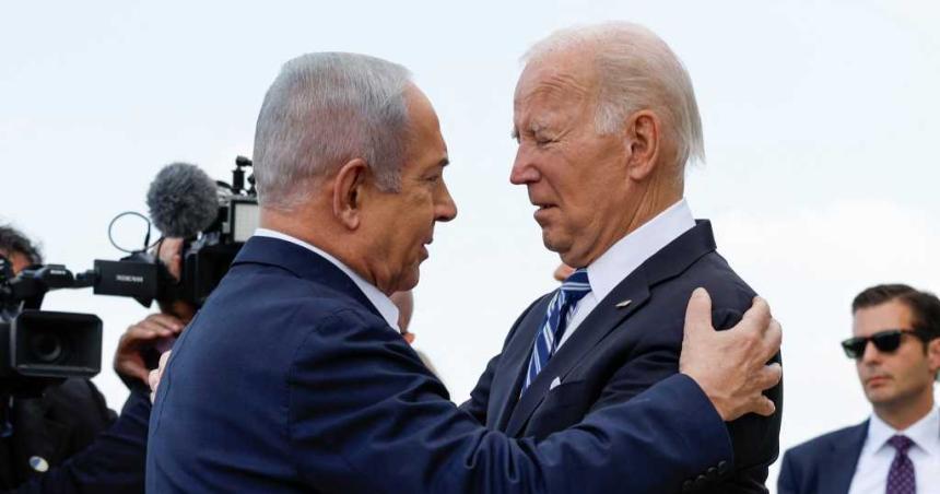 Biden llegoacute a Israel en el momento de mayor tensioacuten tras el ataque contra un hospital de Gaza