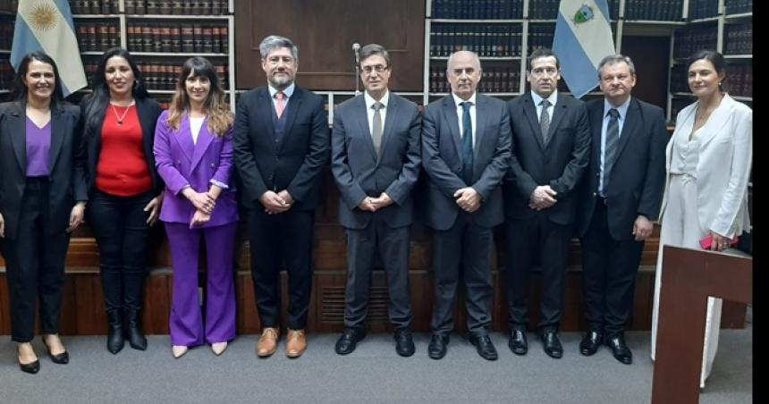Tomaron juramento a seis funcionarios judiciales