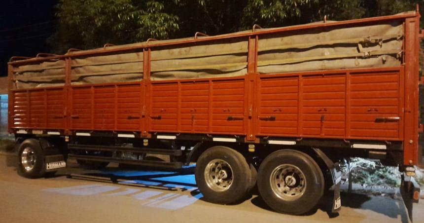 Un detenido por el robo de una lona de un acoplado