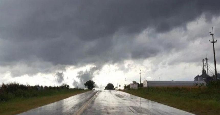 Alerta por tormentas fuertes