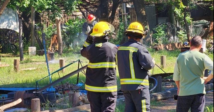 Un herido en Pico por la explosioacuten de una garrafa