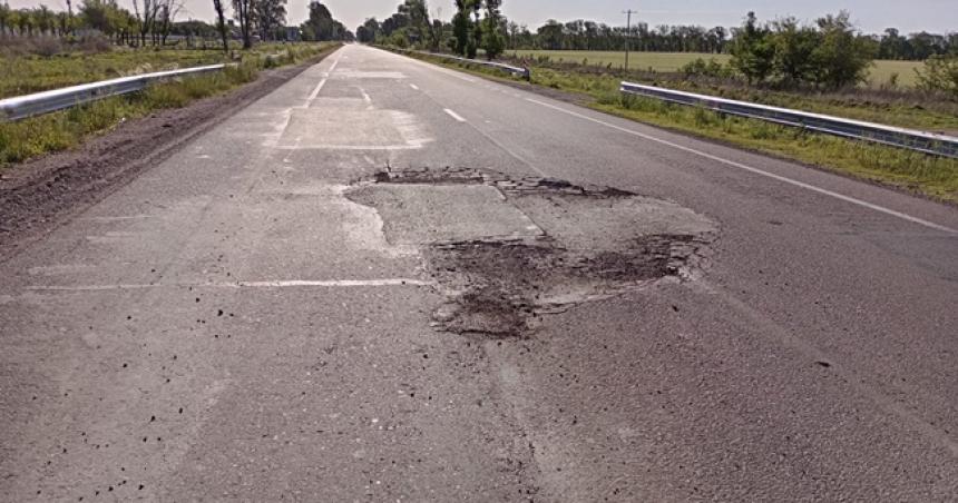 Vecinos de Parera juntan firmas para reclamar por el estado de la Ruta Nacional 188