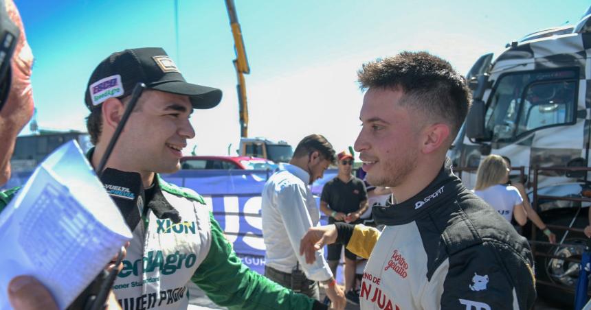 Agustiacuten y Tobiacuteas Martiacutenez en el TC Pista