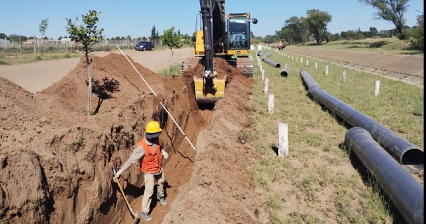 Avanzan las obras de dos nuevos acueductos para Pico