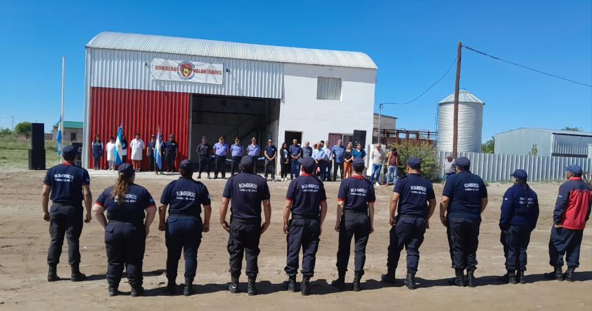 Inauguraron el Cuartel de Bomberos Voluntarios de Algarrobo del Aacuteguila