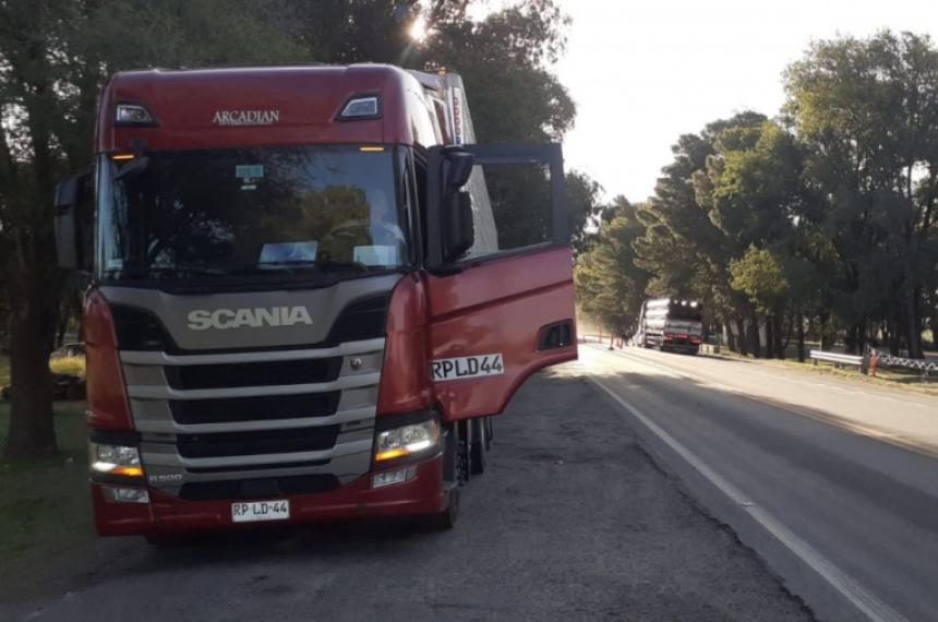 Un camionero chileno con 131 gramos de alcohol en sangre