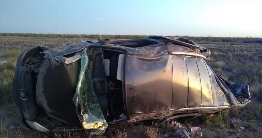 Otro vuelco en la Ruta 20