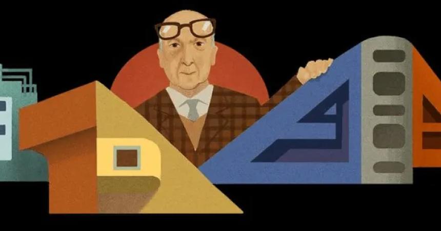 Google homenajea al disentildeador de la Centro Ciacutevico de La Pampa