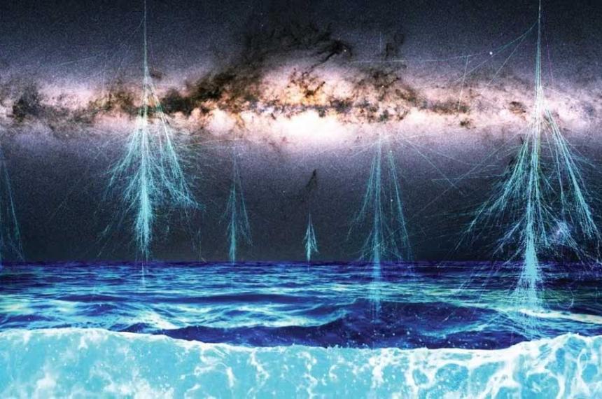 Detectaron una partiacutecula de altiacutesima energiacutea y origen desconocido cayendo a la Tierra