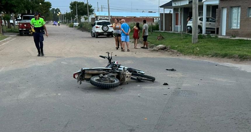 El motocicista accidentado estaacute en estado criacutetico