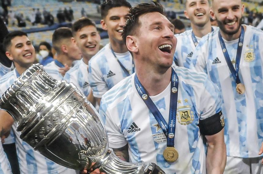 Argentina en el partido inaugural