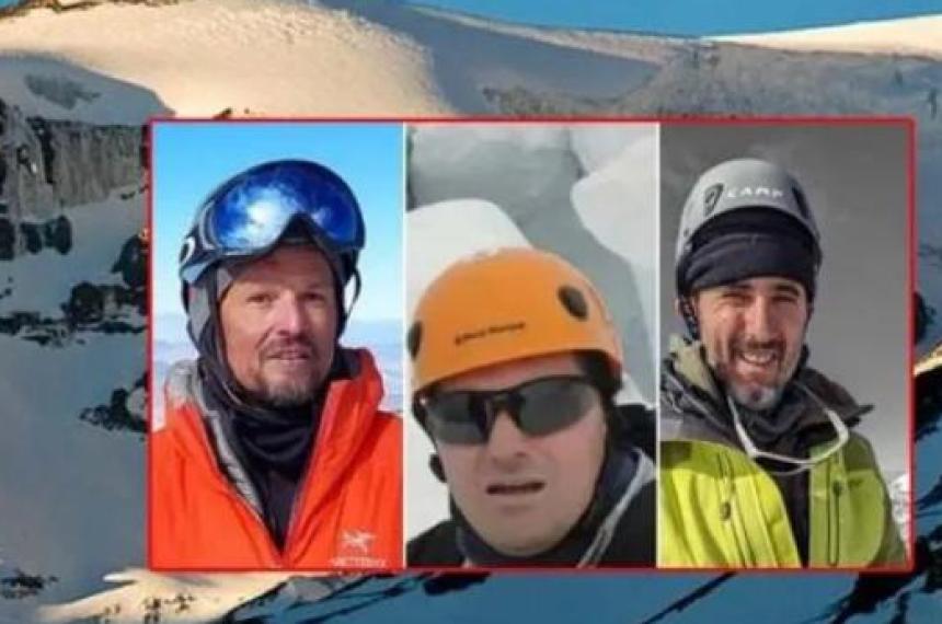 Suspendieron la extraccioacuten de los cuerpos de los andinistas pampeanos