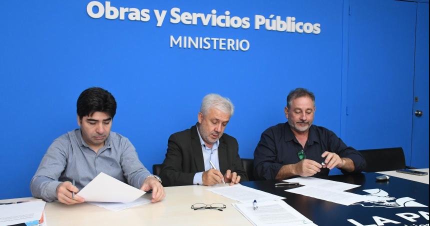 Aporte provincial para una obra de Victorica