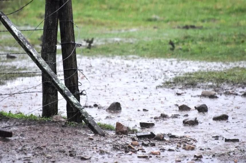 La tormenta dejoacute buenos registros de lluvias en una franja de la provincia