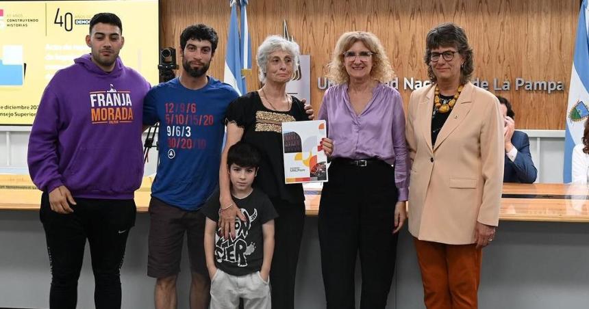 Repararon legajos de la UNLPam de viacutectimas de la Subzona 14