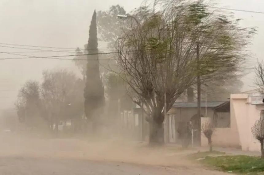 Alerta por vientos y tormentas