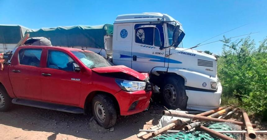 Dos heridos por un choque en la Ruta Provincial 102