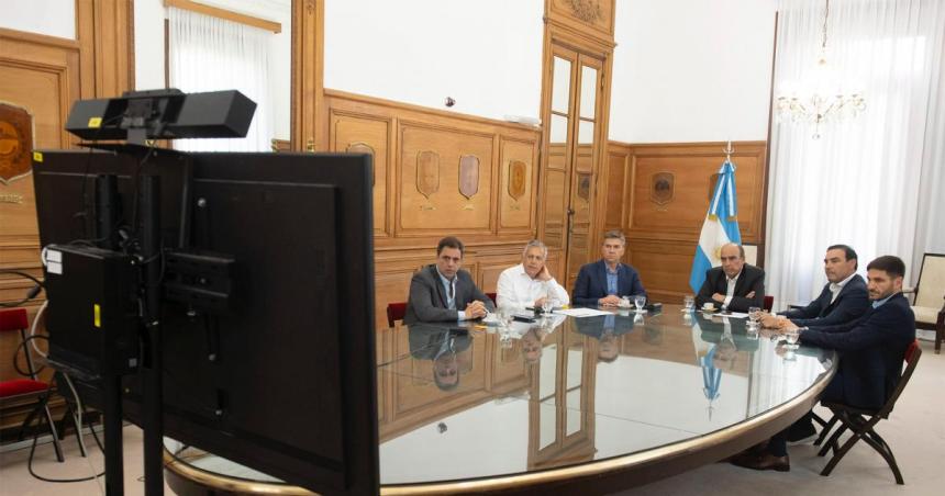 Vanini participoacute de la reunioacuten convocada por el ministro Francos
