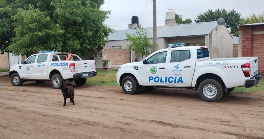 Allanamiento en Victorica- secuestran armas y elementos de caza